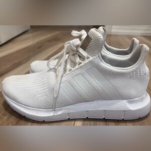 Adidas white swift sneakers